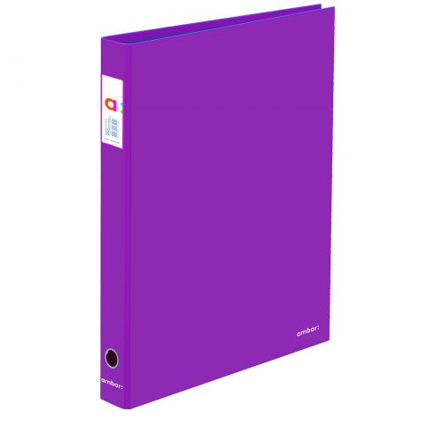 Pasta Arquivo Cor Lisa Ambar L/E Din School Roxo - 70PM - 40 mm , Ambar , 101601520013 , 5601199175002